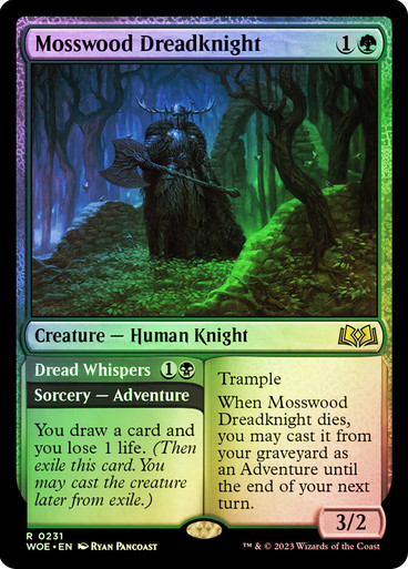Mosswood Dreadknight // Dread Whispers | Wilds of Eldraine | Star
