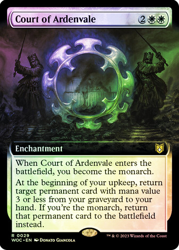 Court of Ardenvale (Extended Art) | Wilds of Eldraine Commander