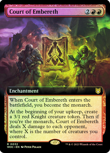 Court of Embereth (Extended Art) | Wilds of Eldraine Commander