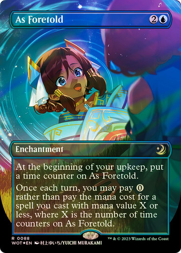 As Foretold (Borderless) (Confetti Foil) | Enchanting Tales