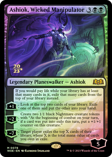Ashiok, Wicked Manipulator (Prerelease) (Wilds of Eldraine
