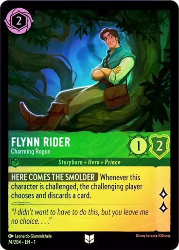 flynn rider lorcana card Flag : r/Lorcana you gain 2 lore. Lorcana - Reign of Jafar