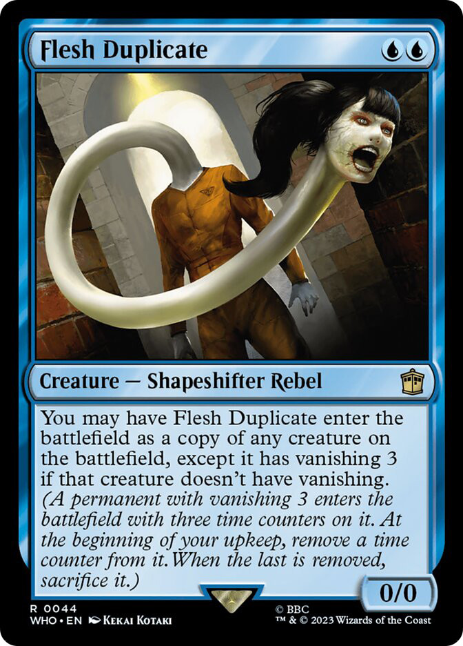mtg commander duplicate cards 100 BLUE Magic the Gathering Commons Bulk Lot NO DUPLICATES MTG Flesh Duplicate - Doctor