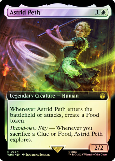 【Extended Art Foil】MTG Astrid Peth　x4 Astrid Peth X4 M/NM Magic: The Gathering MTG Universes