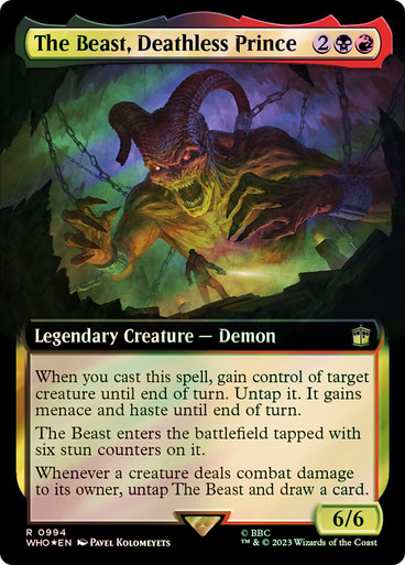 The Beast, Deathless Prince | Doctor Who Commander | Star City Games