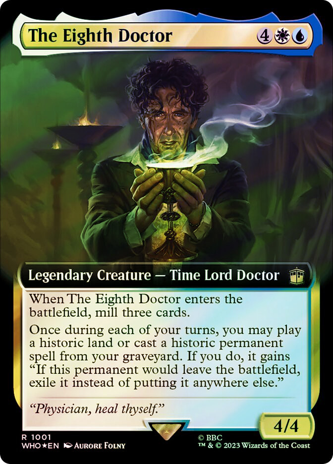 MTG SURGE FOIL The Eighth Doctor Extended Art - Doctor Who