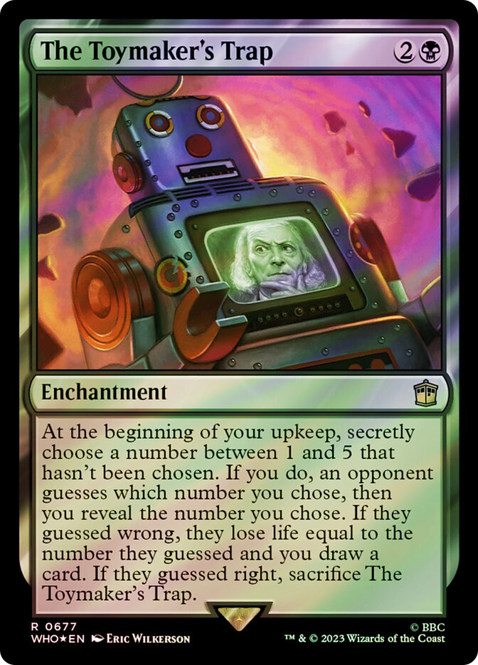 MTG FOIL The Toymaker's Trap Surge Foil - Doctor Who