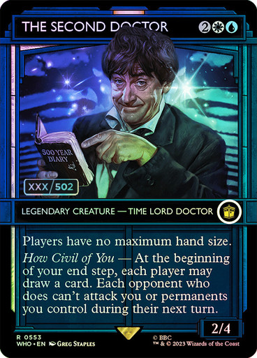 Doctor Who Commander - Serialized | Singles | Magic The Gathering