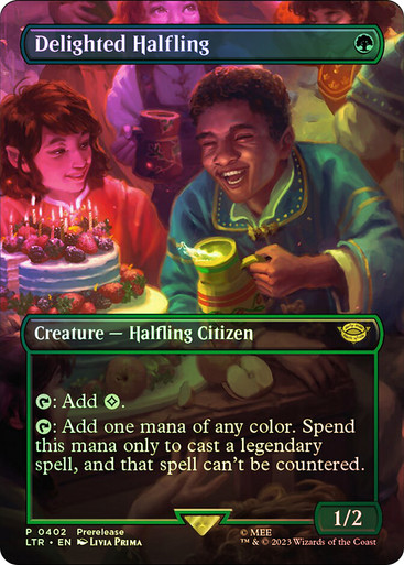 MTG 喜ぶハーフリング/Delighted Halfling 英foil4枚 FOIL)喜ぶハーフリング/Delighted Halfling《英語》【LTR】