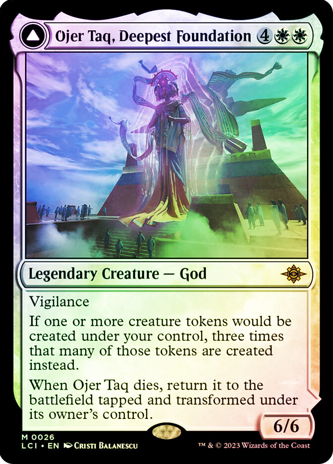 MTG FOIL Ojer Taq, Deepest Foundation Temple of Civilization