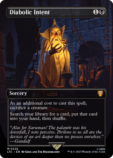 Diabolic Intent | The Lord of the Rings Commander | Star City Games