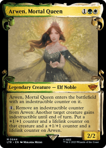 サージFOIL 拡張アート Arwen, Mortal Queen 2枚セット ArwenMortalQueen644__81529.