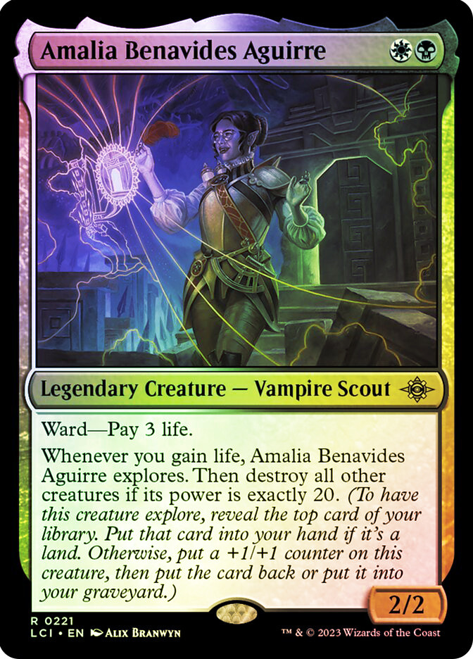 MTG FOIL Amalia Benavides Aguirre - The Lost Caverns of Ixalan