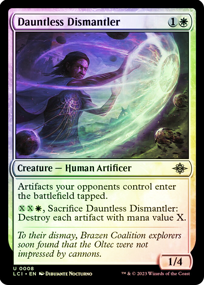 MTG FOIL Dauntless Dismantler - The Lost Caverns of Ixalan #008 | eBay