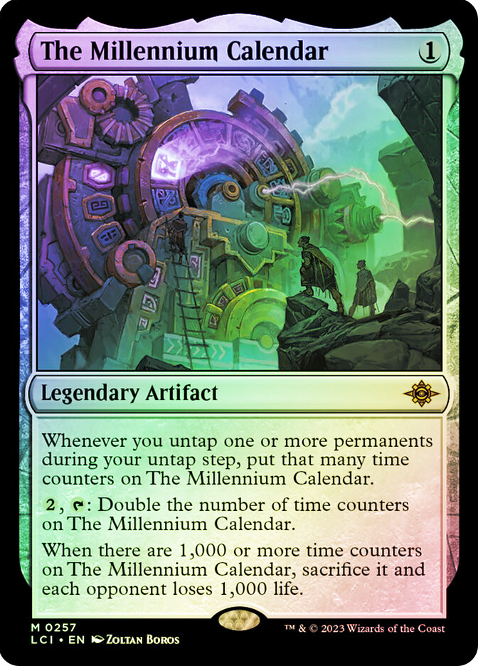 MTG FOIL The Millennium Calendar - The Lost Caverns of
