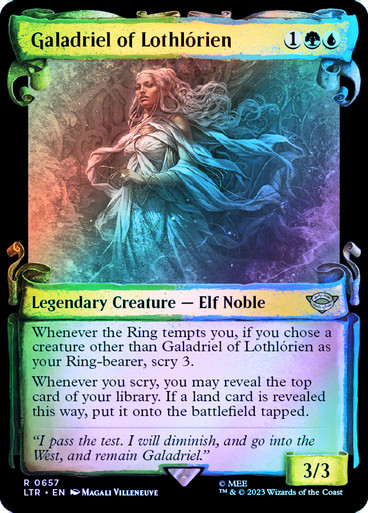 Galadriel of Lothlorien (#657) (Showcase) (Silver Foil