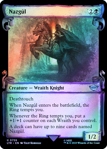 Nazgul Showcase ナズグル nonfoil 11枚セット Foil】(335)《ナズグル/Nazgûl》[LTR-BF] 黒U | 日本最大級 MTG