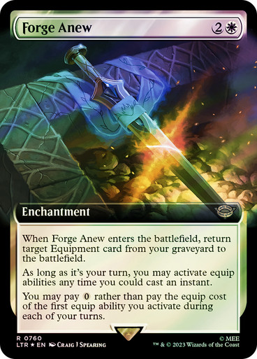 forge anew mtg final fantasy Armiger Unleashed As long as its your turn Forge Anew - Armiger 