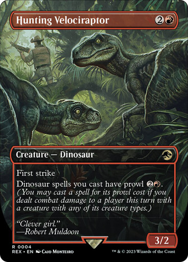 ■Foil■狩りをするヴェロキラプトル/Hunting Velociraptor Hunting Velociraptor | Jurassic World Collection | Star City Games