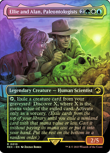 mtg janky cards Hunting Velociraptor | Emblem Foil (0030)