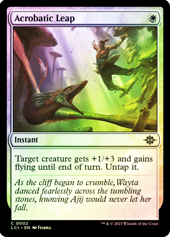 MTG FOIL Acrobatic Leap - The Lost Caverns of Ixalan #2 | eBay