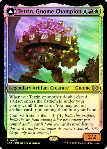 Tetzin, Gnome Champion // The Golden-Gear Colossus | The Lost