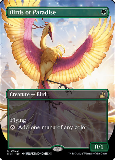 Magic The Gathering MTG BIRDS OF PARADISE Revised PSA 9 Mint
