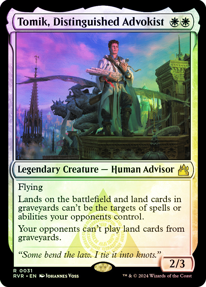 MTG FOIL Tomik, Distinguished Advokist - Ravnica Remastered #031