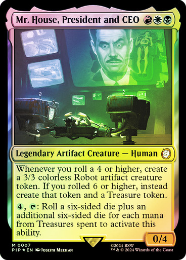Mr. House, President and CEO | Fallout Commander | Star City Games