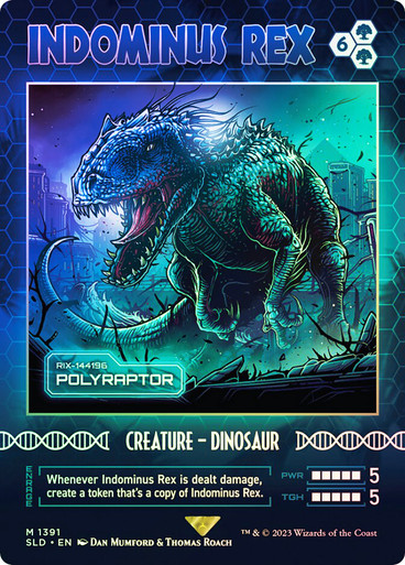 Polyraptor (Indominus Rex) (Jurassic World) (Secret Lair) (Borderless ...