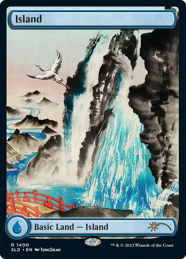 MTG山 1471 ドット絵　secret lair psa10 Island1400__12382.1722894375.
