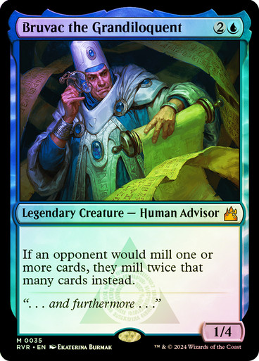 文飾衒才のブルバック/Bruvac the Grandiloquent mtg Bruvac the Grandiloquent | Ravnica Remastered | Star City Games