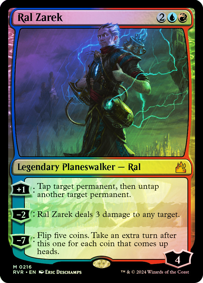 MTG FOIL Ral Zarek - Ravnica Remastered #216 | eBay