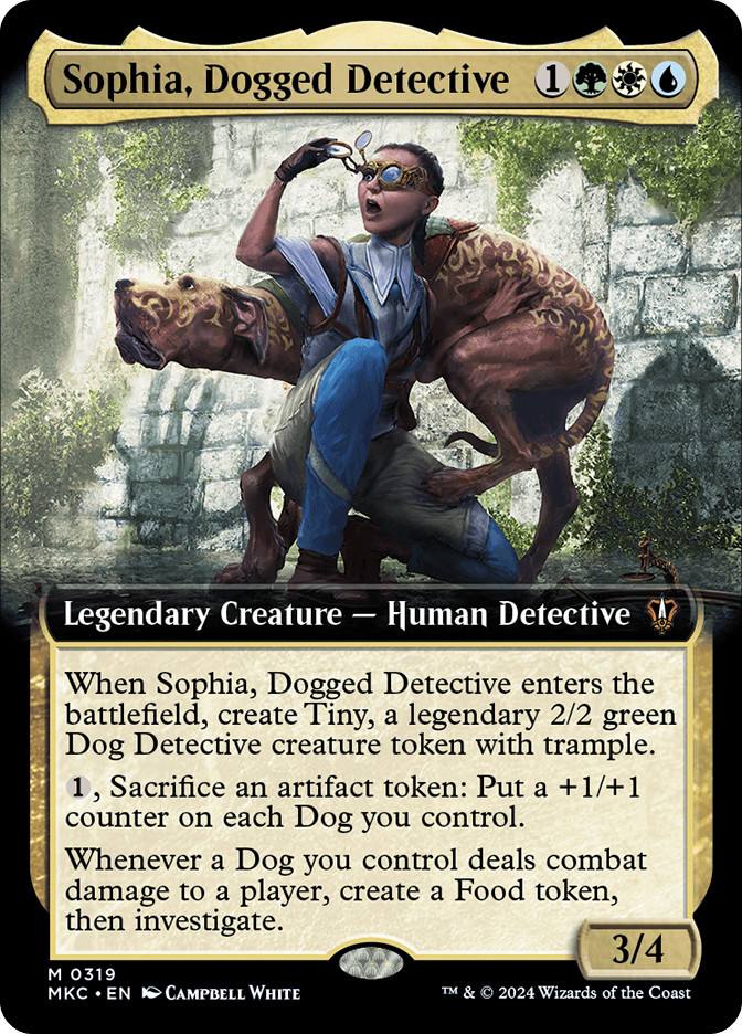 MTG Sophia, Dogged Detective Extended Art