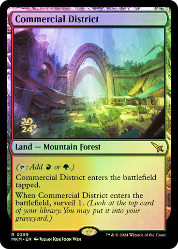 Commercial District (Prerelease) (Murders at Karlov Manor) | Promo 