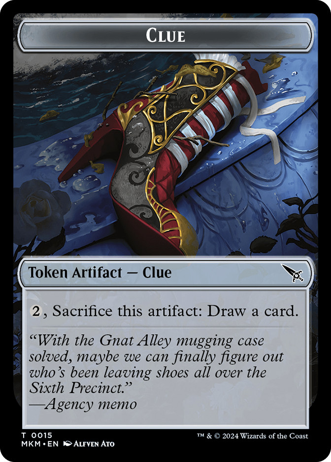 Clue token (#15) (foil) Clue token (#15) (foil)