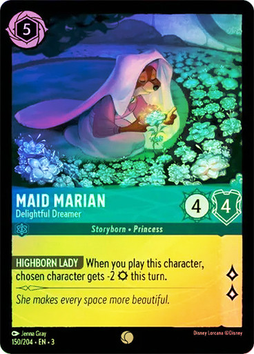 Maid Marian - Delightful Dreamer  Into the Inklands (Cold Foil