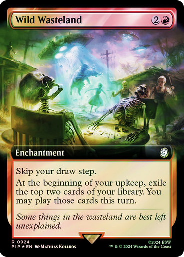 マジック：ザ・ギャザリング MTG Wasteland FOIL Wild Wasteland (Surge Foil) Fallout MTG PIP | eBay