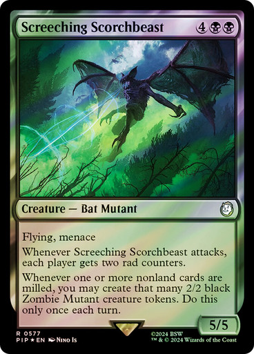 MTG 相殺 foil B ScreechingScorchbeast577__3118