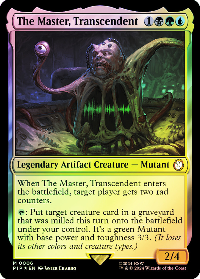 MTG FOIL The Master, Transcendent - Fallout Commander #006 | eBay