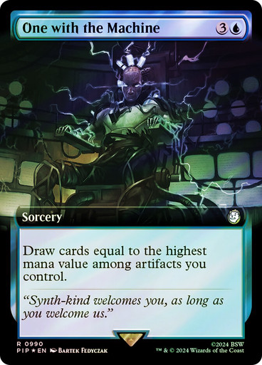 One with the Machine (Extended Art) (Surge Foil) | Fallout
