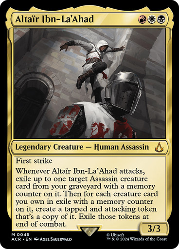 MTGアズカンタの探索/Search for Azcanta[XLN]プロモ１枚 Altair Ibn-La'Ahad | Assassin's Creed | Star City Games