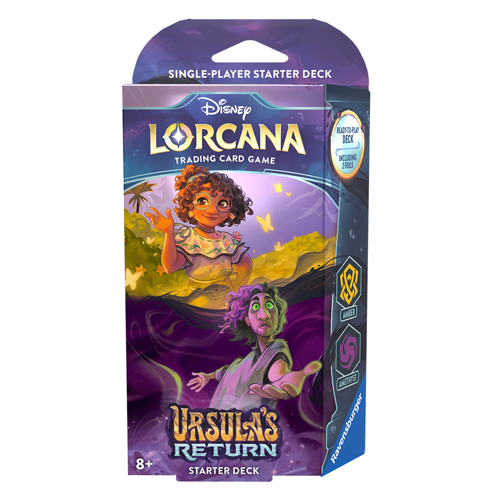 lorcana ursula's return card prices Ravensburger Disney TCG: - Sapphire & Steel Single-Player Starter Deck | Engaging Gameplay | Over 200 Original Disney Artworks Each Disney Lorcana Booster Pack contains 12 random cards Disney - Lorcana - Ursula's