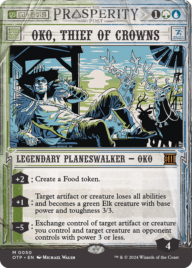 mtg oko card Oko's Hospitality [Throne of Eldraine] main image 1