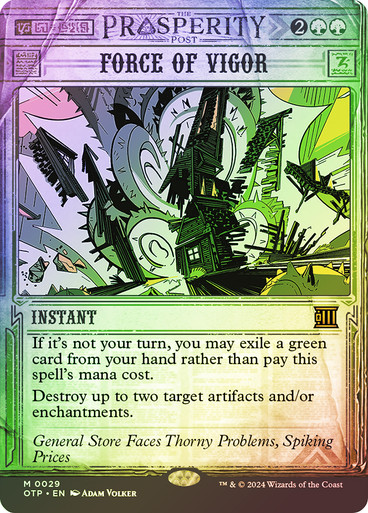 MTG 活性の力/Force of Vigor テクスチャーFoil ミントモール / MINT GAMES MTG(東日本橋) / 【OTP】【JPN