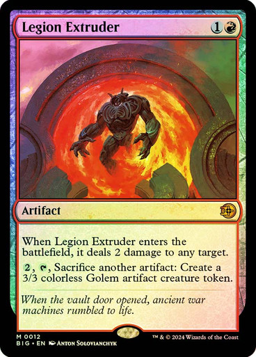 MTG 軍団の成形機械/Legion Extruder BIG 通常枠英語版4枚 Legion Extruder | The Big Score | Star City Games