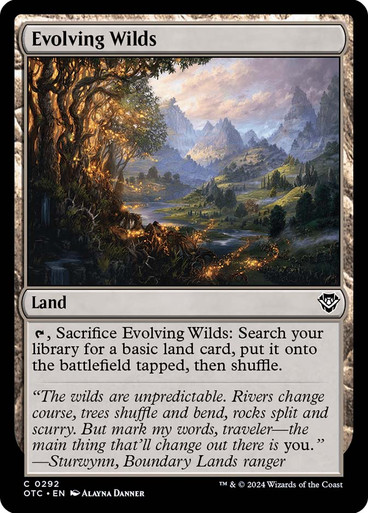 mtg cards like evolving wilds [Dungeons & Dragons: Adventures in the Forgotten Realms The Gathering Evolving Wilds | Lorwyn Eclipsed