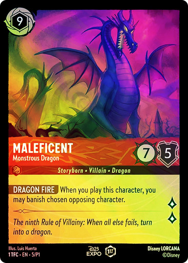 Maleficent - Monstrous Dragon (D23 Expo) | Promotional Cards