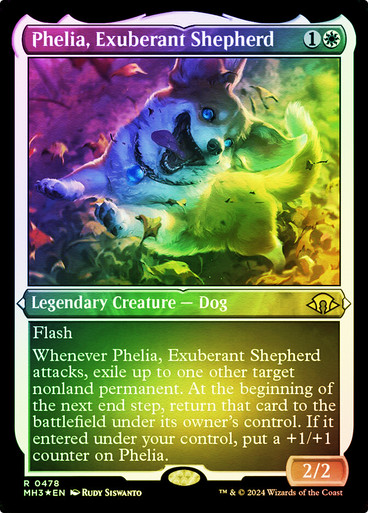 【珍品】mtg フィラーカード PheliaExuberantShepherd478__53
