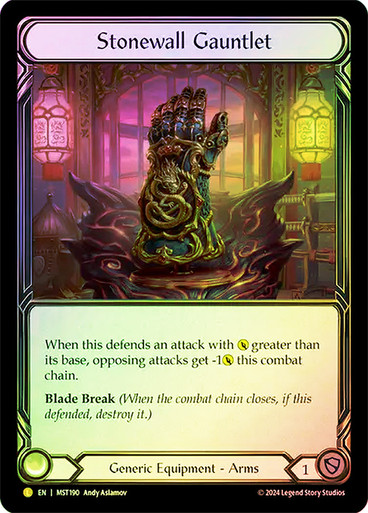 FAB 石壁の籠手 Stonewall Gauntlet CF FAB 石壁の籠手 Stonewall Gauntlet CF FAB 石壁の籠手